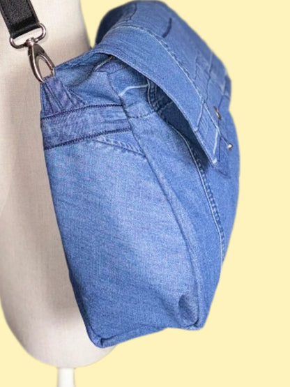 Okoye • upcycled denim bag • KIOKU Studio