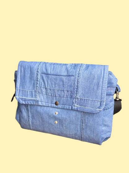Okoye • upcycled denim bag • KIOKU Studio